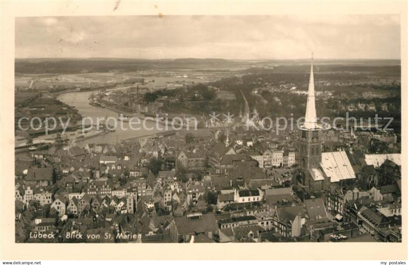 73216009 Luebeck Panorama Blick Von St Marien Kirche Luebeck - Lübeck