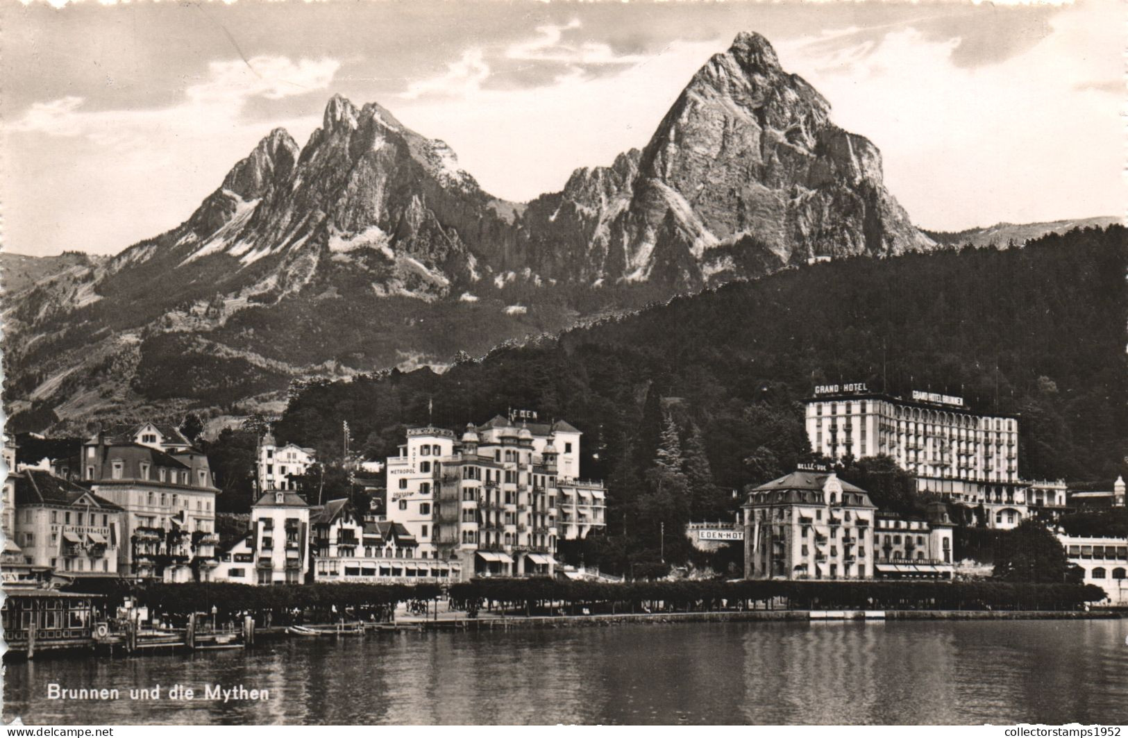 BRUNNEN, INGENBOHL, SCHWYZ, ARCHITECTURE, MOUNTAIN, RESORT, SWITZERLAND, POSTCARD - Ingenbohl