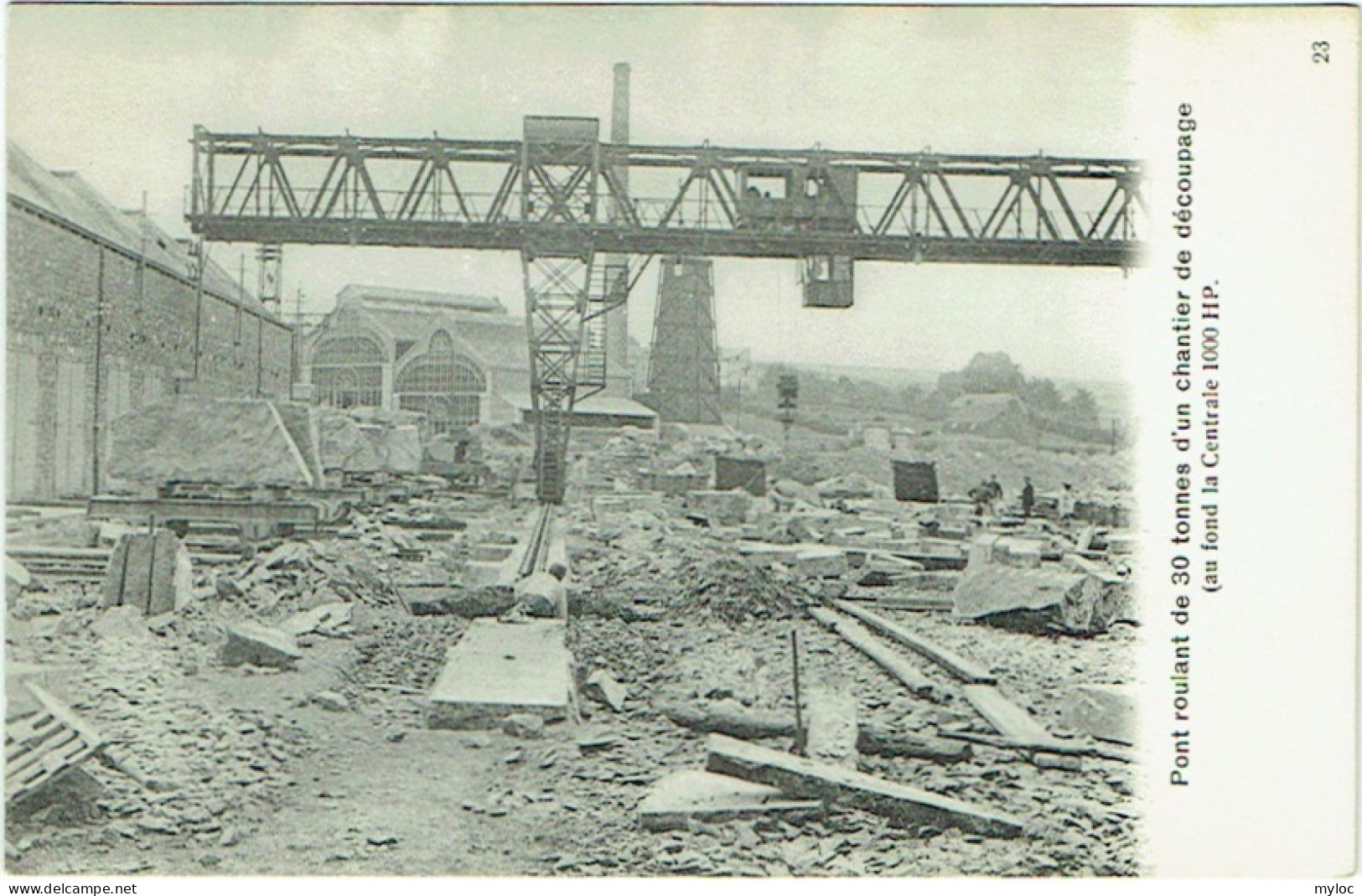 Sprimont. Carrières. Pont Roulant De 30 Tonnes D'un Chantier De Découpage. - Sprimont