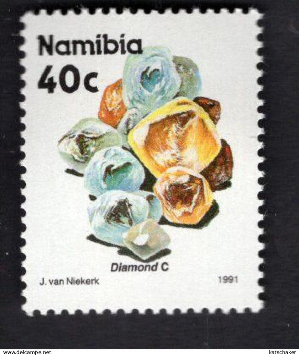 2025395996 1991 SCOTT 683 (XX) POSTFRIS MINT NEVER HINGED - MINERALS & MINES - DIAMOND - Namibia (1990- ...)