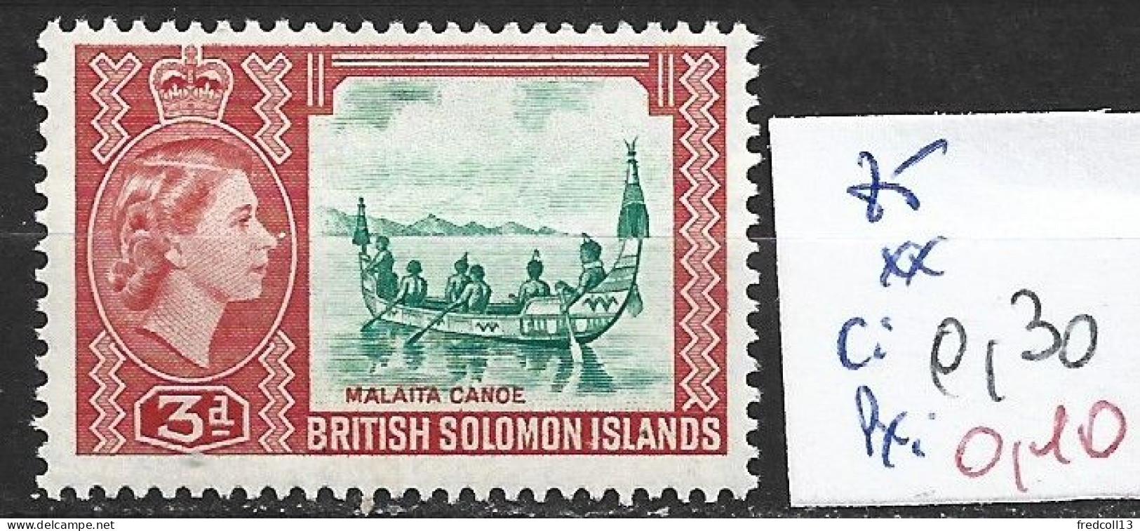 SALOMON 85 ** Côte 0.30 € - Islas Salomón (...-1978)
