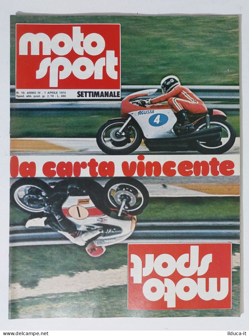 44586 Moto Sport 1974 A. IV N. 10 - MV Agusta - Motori