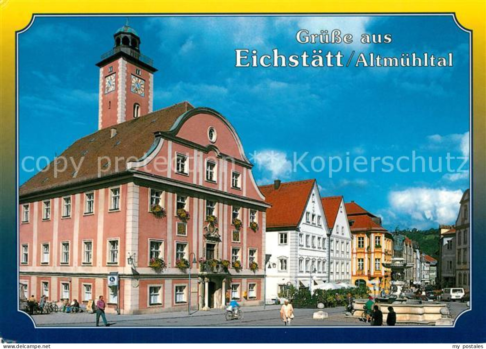 73215338 Eichstaett Oberbayern Marktplatz  Eichstaett Oberbayern - Eichstätt