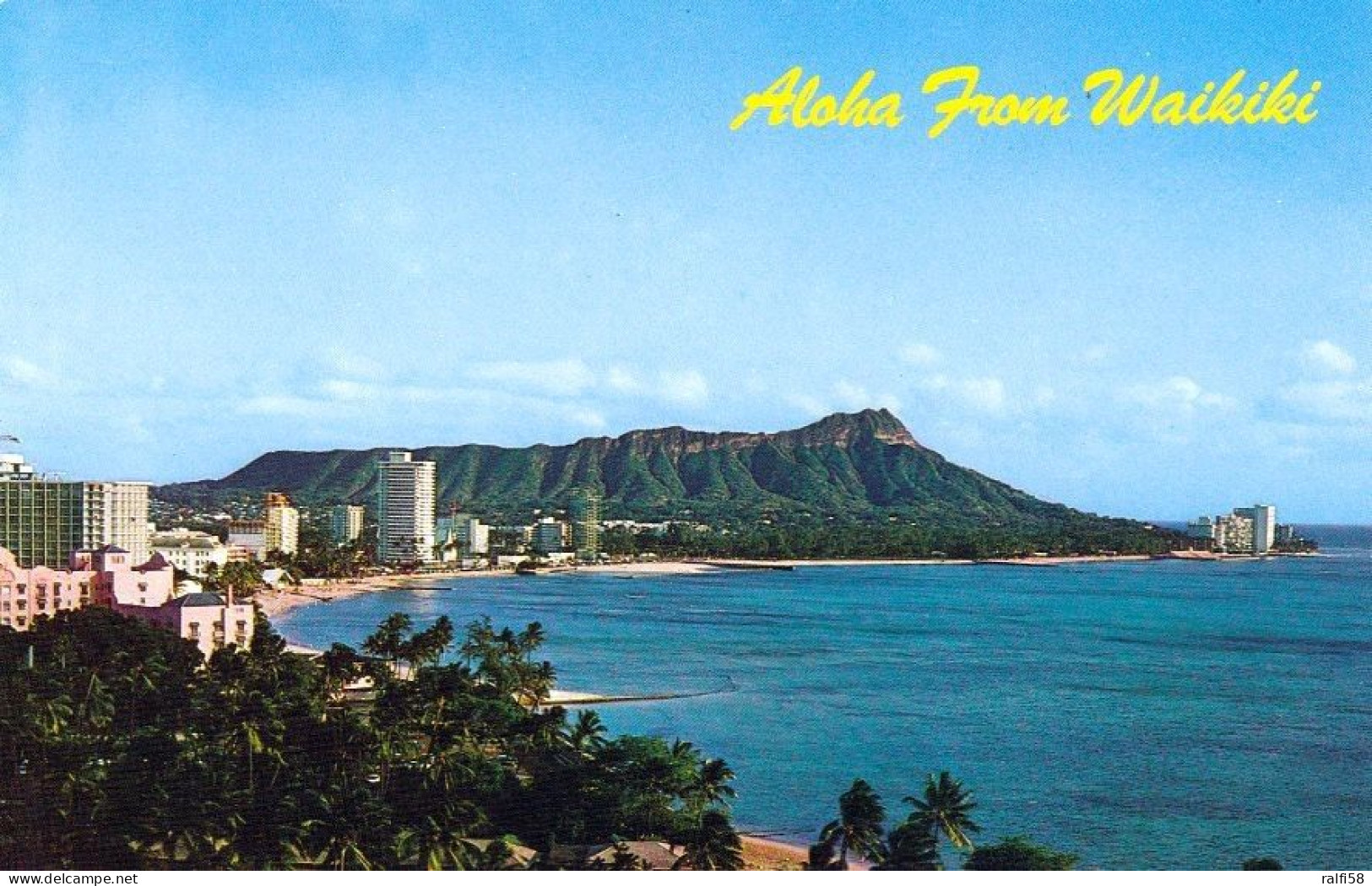 1 AK Hawaii / Island Oahu * Waikiki Beach Und Diamond Head * - Oahu