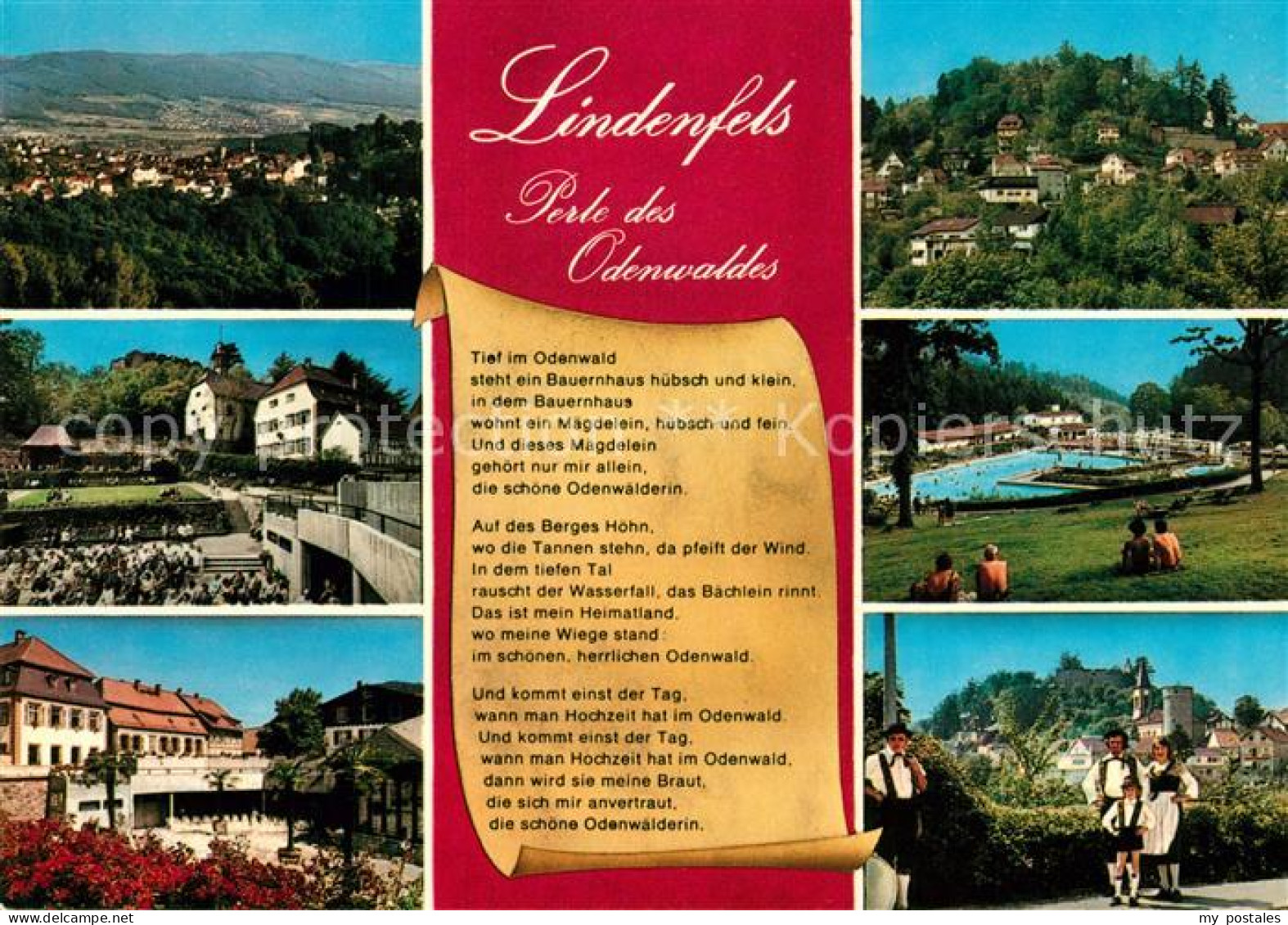 73215295 Lindenfels Odenwald Gedicht  Lindenfels Odenwald - Altri & Non Classificati