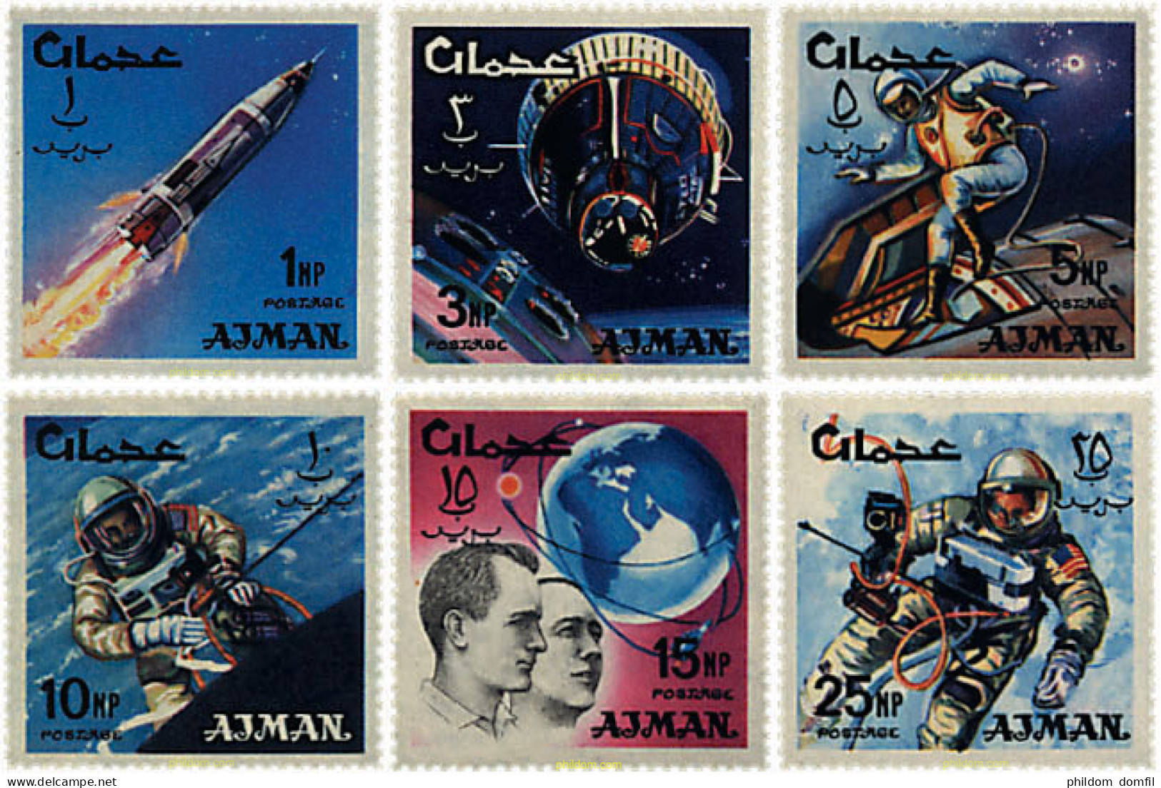 680156 MNH AJMAN 1966 CONQUISTA DEL ESPACIO - Adschman