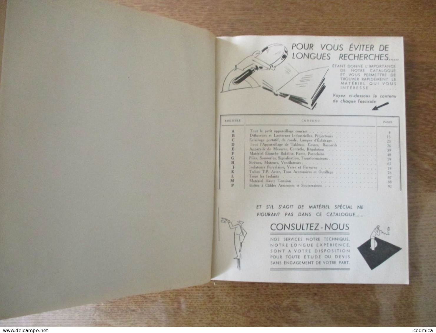 FACEN APPAREILLAGE ELECTRIQUE CATALOGUE GENERAL 1950 103 PAGES ET AUTOCOLLANT - Advertising