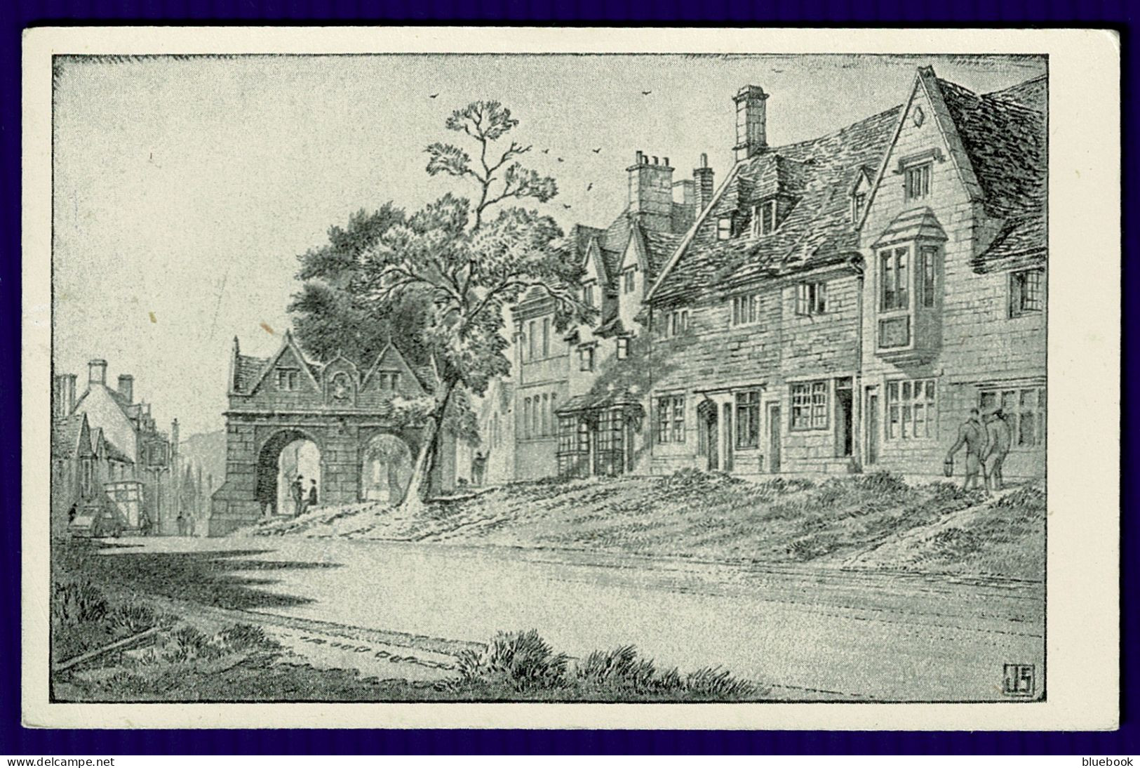 Ref 1650 - Jasper Salwey Postcard - Chipping Campden Gloucestershire 1 - Autres & Non Classés
