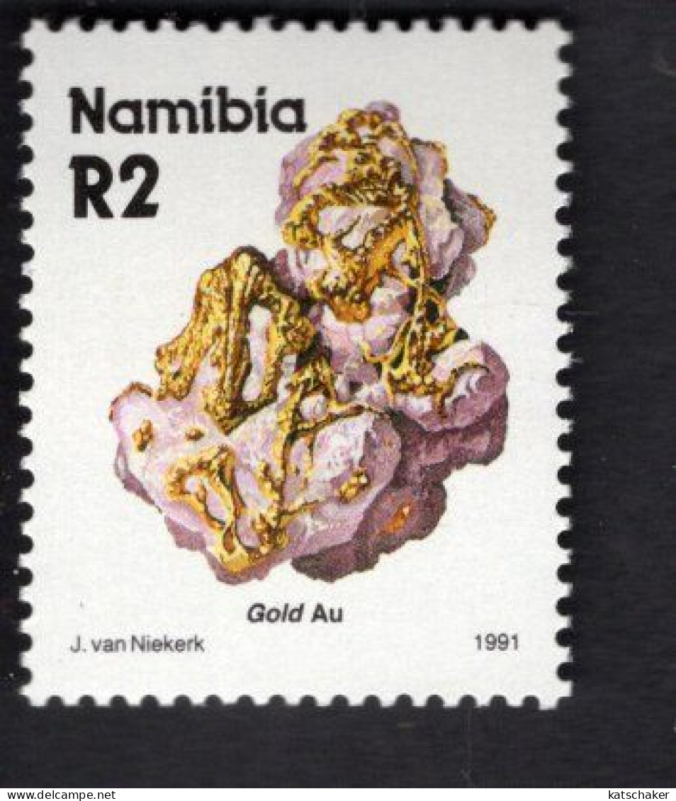 2025397991 1991 SCOTT 688 (XX) POSTFRIS MINT NEVER HINGED - MINERALS & MINES - GOLD - Namibie (1990- ...)