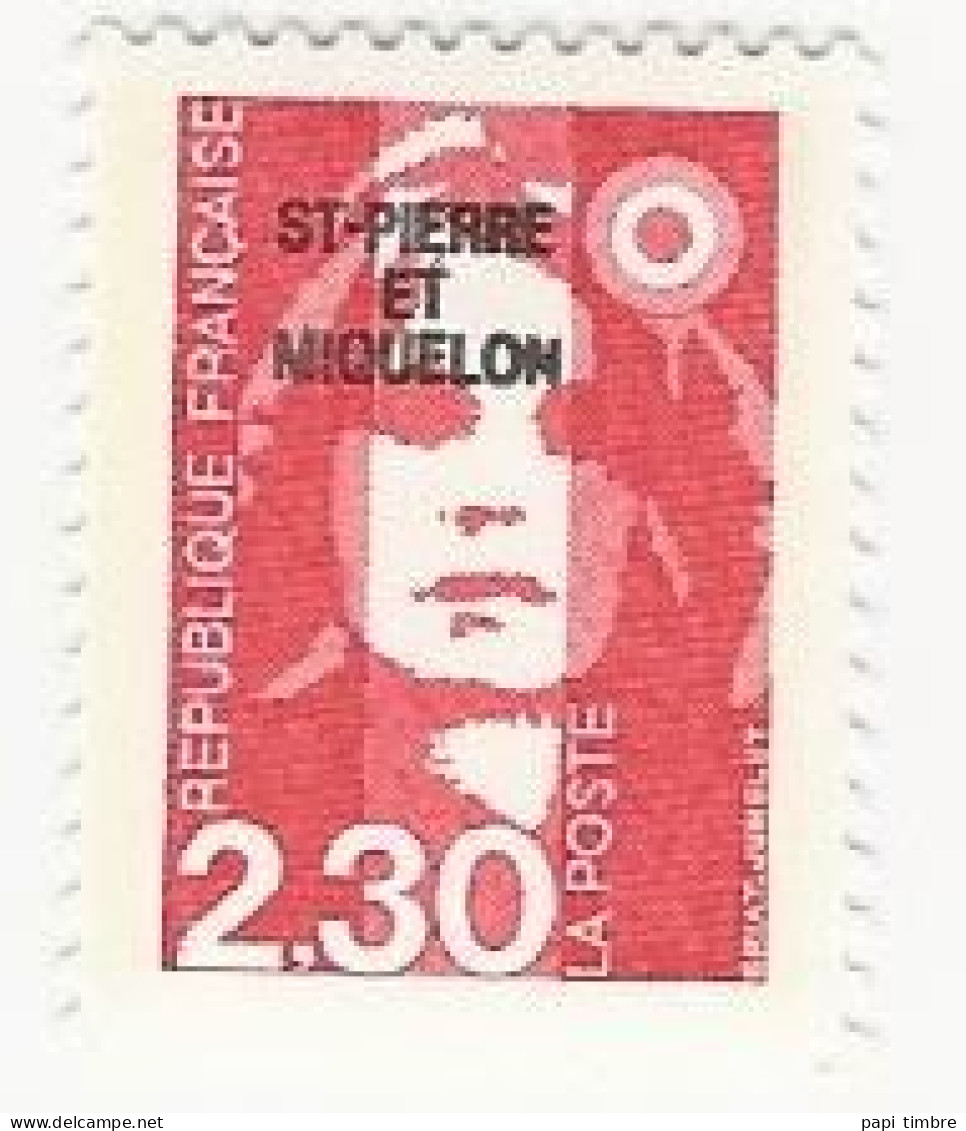 SPM-1990-Marianne Du Bicentenaire  - N° 518 ** - Nuovi