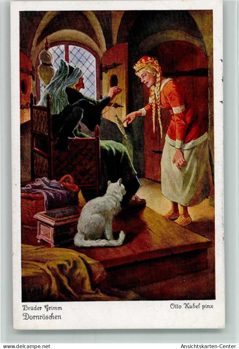 10503507 - Maerchen Dornroeschen  Nr. 2 , Sign Kubel - - Fairy Tales, Popular Stories & Legends