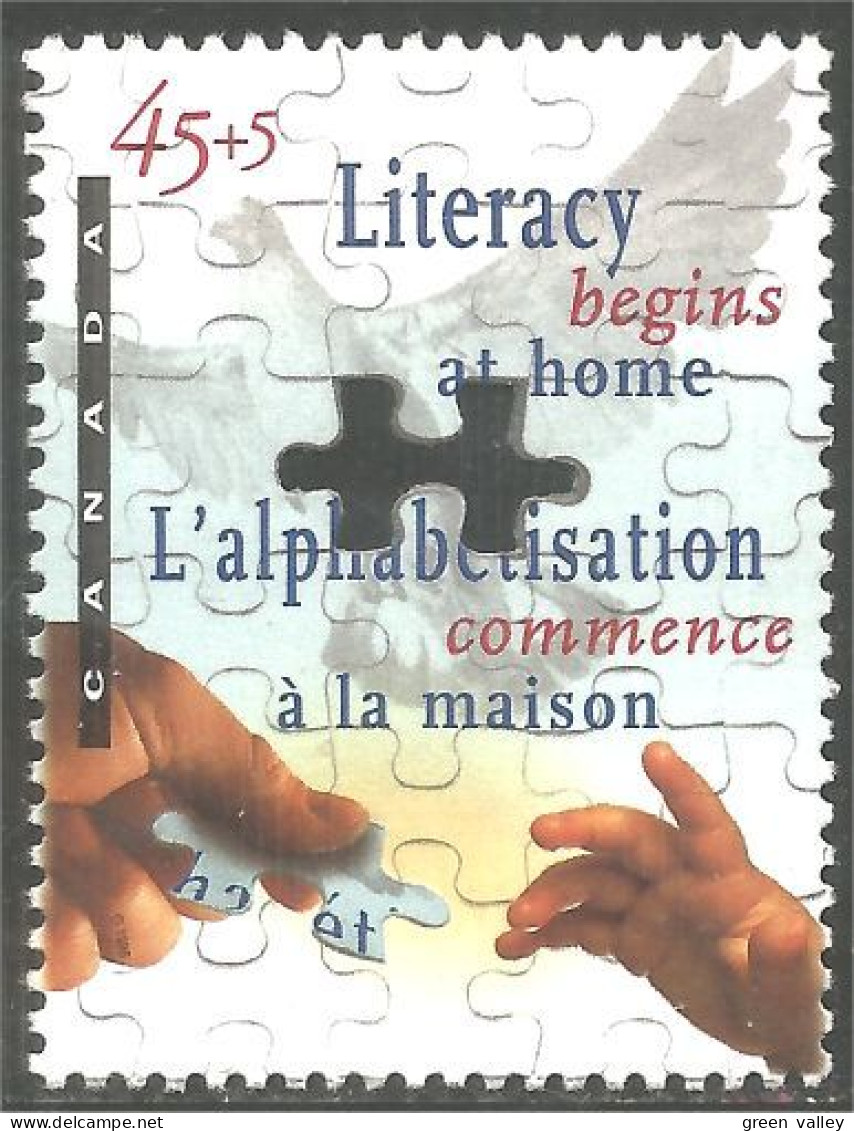 Canada 45c+5c Literacy Alphabétisation Puzzle MNH ** Neuf SC (CB-13a) - Neufs