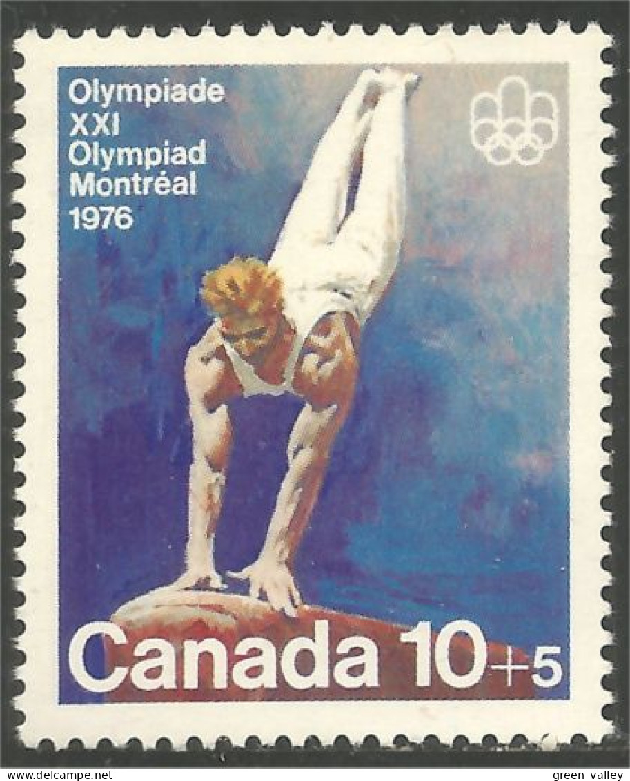 Canada 10c+5c Gymnastique Gymnast Montreal 1976 Olympic Games MNH ** Neuf SC (CB-11a) - Nuovi