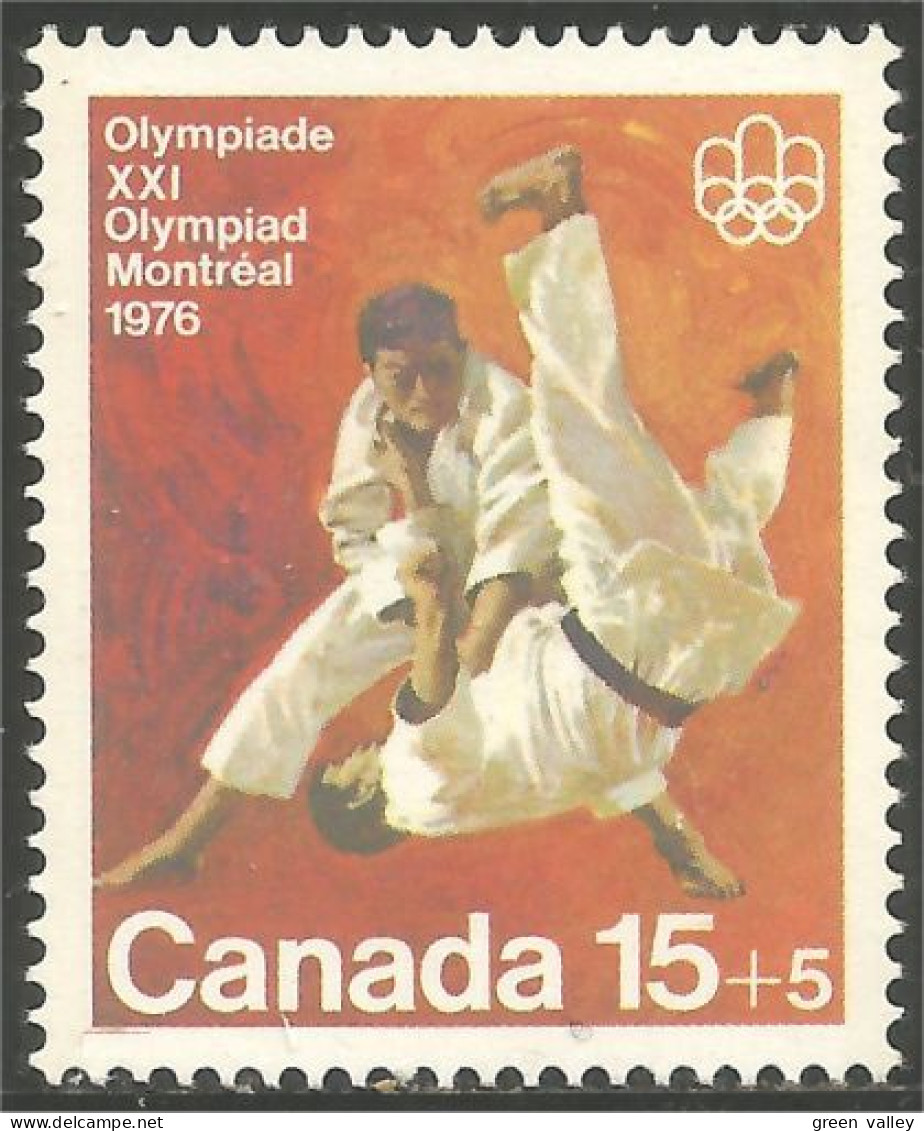 Canada 15c+5c Judo Jeux Olympiques Montreal 1976 Olympic Games MNH ** Neuf SC (CB-09a) - Ungebraucht