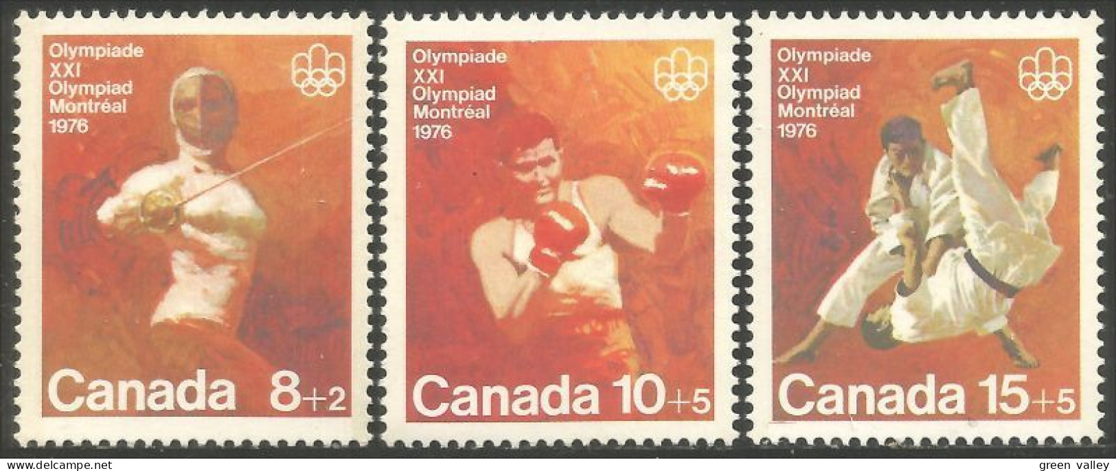 Canada Jeux Olympiques Montreal 1976 Olympic Games MNH ** Neuf SC (CB-07-09c) - Summer 1976: Montreal