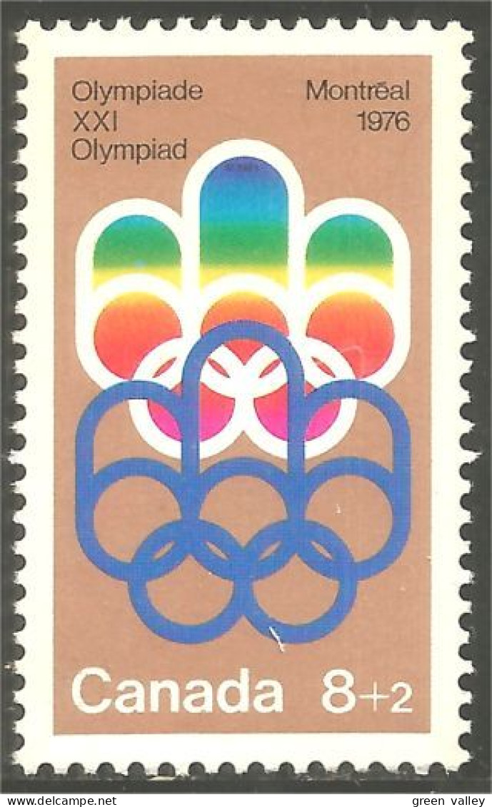 Canada 8c+2c Jeux Olympiques Montreal 1976 Olympic Games MNH ** Neuf SC (CB-01e) - Andere & Zonder Classificatie