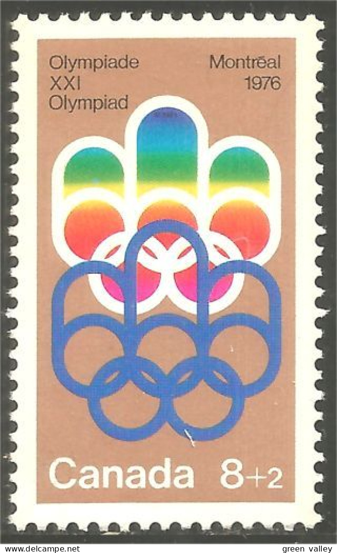 Canada8c+2c Jeux Olympiques Montreal 1976 Olympic Games MNH ** Neuf SC (CB-01b) - Nuovi