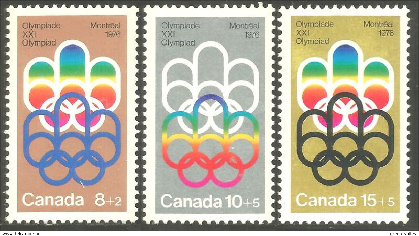 Canada Jeux Olympiques Montreal 1976 Olympic Games MNH ** Neuf SC (CB-01-03a) - Neufs