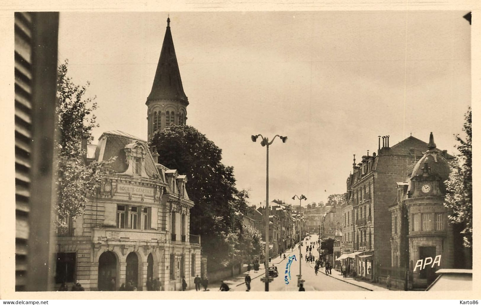 Brive La Gaillarde * Avenue Jean Jaurès * Banque Société Générale Banco Bank - Brive La Gaillarde