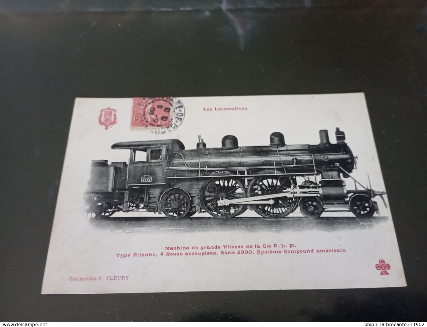 B1/289- MACHINE DE GRANDE VITESSE DE LA COMPAGNIE (P.L.M.) - Trains