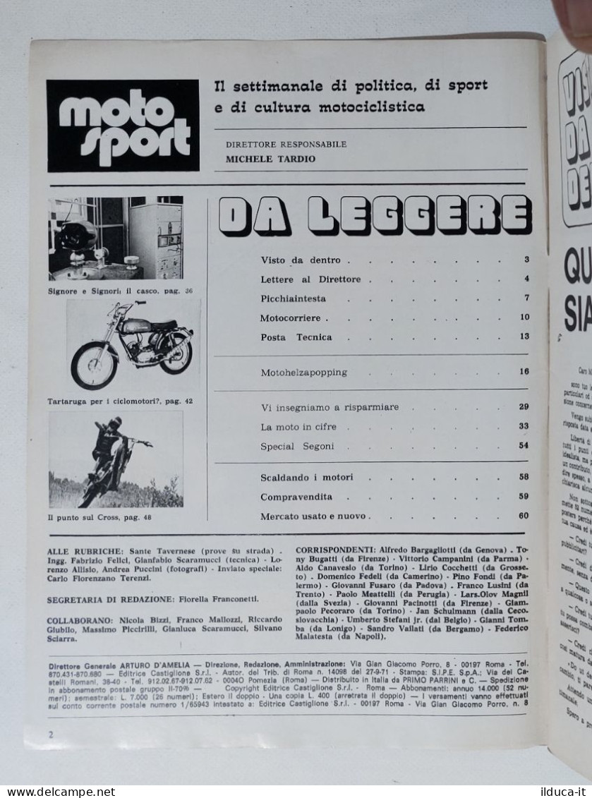 44615 Moto Sport 1974 A. IV N. 31 - Gilera; Beta; MV; Ducati - Engines