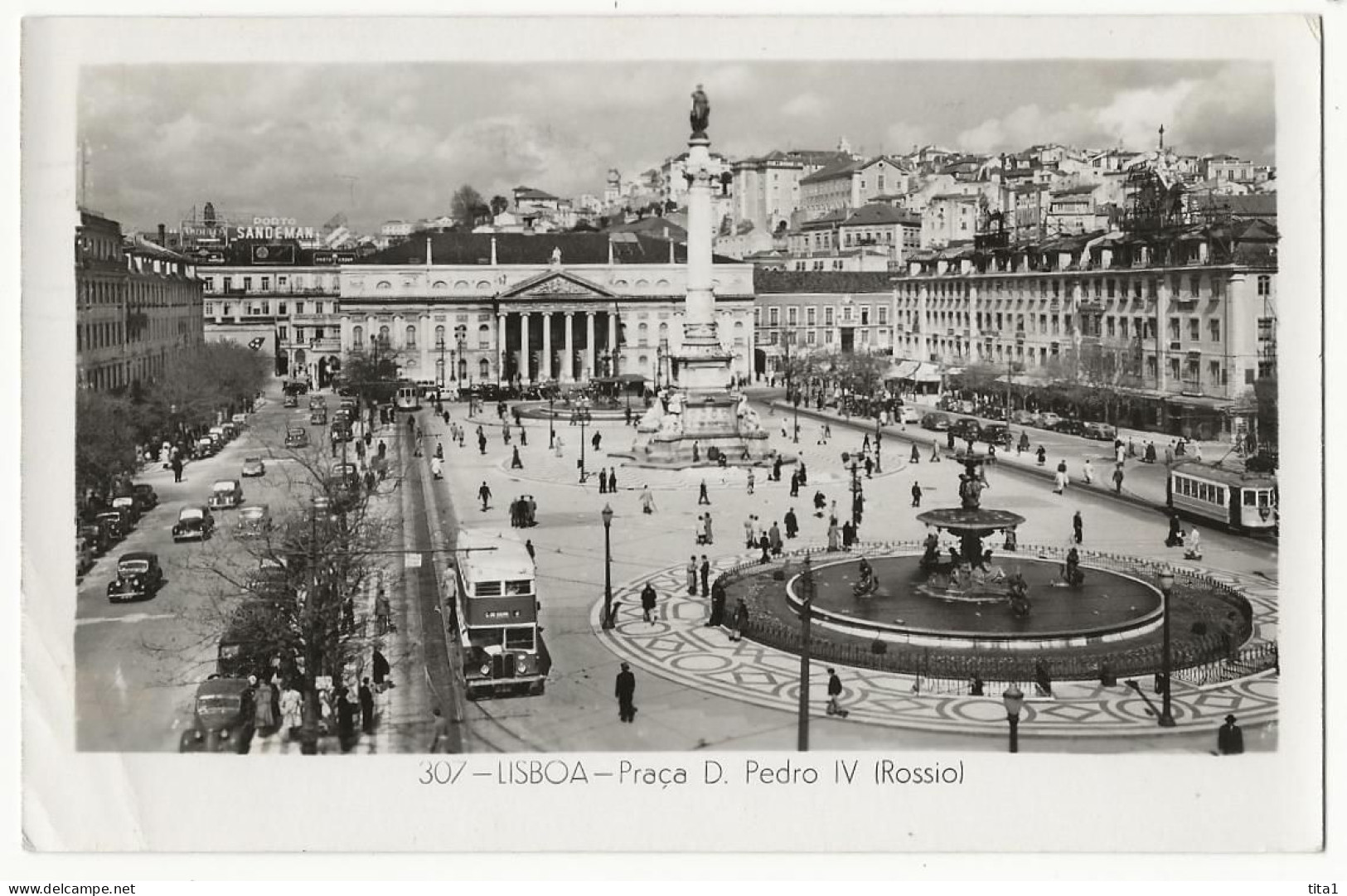 43 - Lisboa - Praça D.Pedro IV (Rossio) - Lisboa