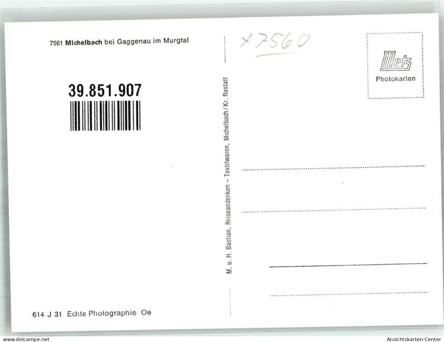 39851907 - Michelbach , Murgtal - Gaggenau