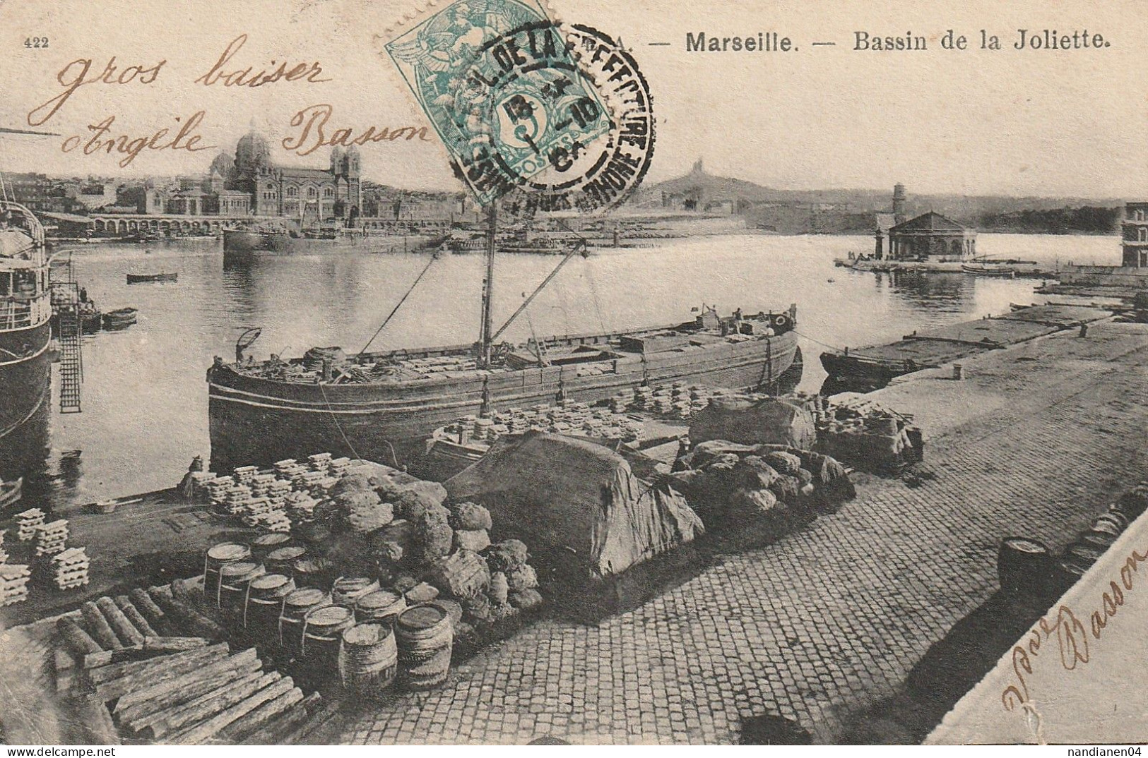 CPA - 13 - Marseille - Bassin De La Joliette - Joliette, Zone Portuaire