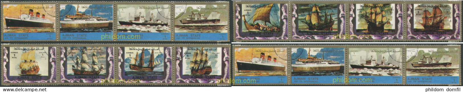 707888 USED AJMAN 1973 BARCOS - Ajman