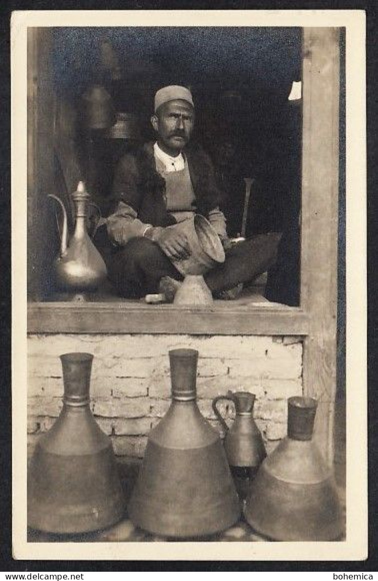 ALBANIA TIRANA KUPFERSCHMIED FOTO 1916 - Albanien