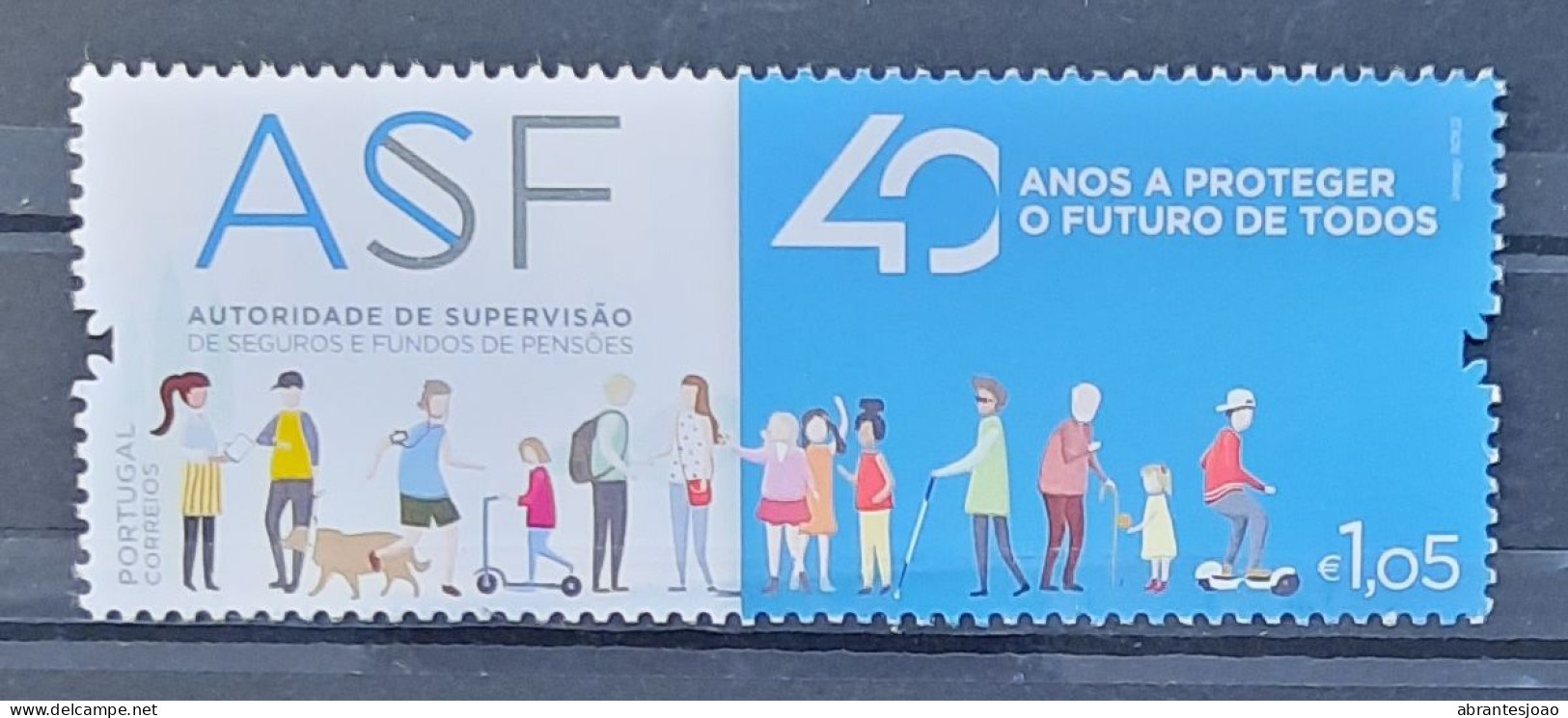 2022 - Portugal - MNH - 40 Years Of Insurance And Pension Schemes Surveying Authority - 1 Stamp - Unused Stamps