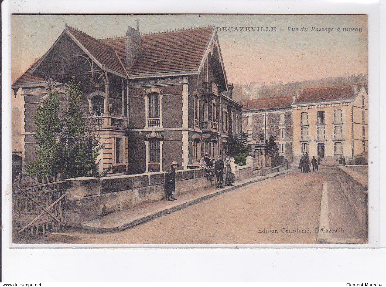 DECAZEVILLE: Vue Du Passage à Niveau - Très Bon état - Decazeville