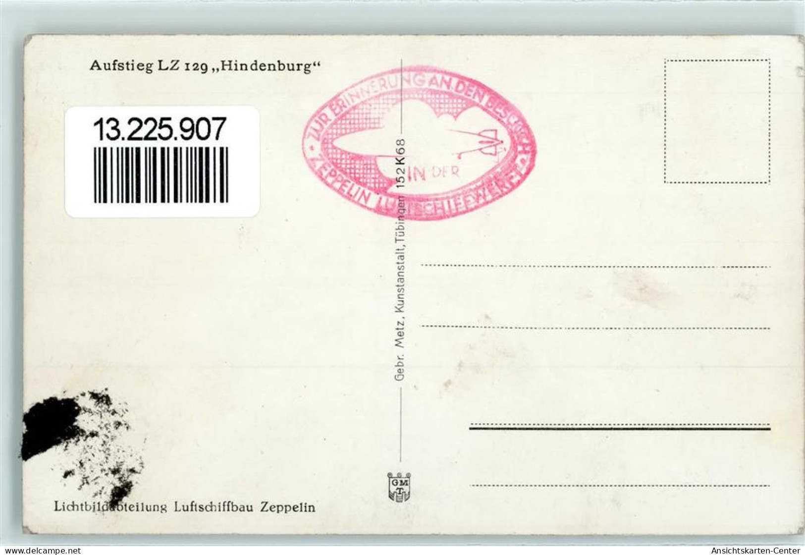 13225907 - Aufstieg LZ 129 Hindenburg AK - Zeppeline