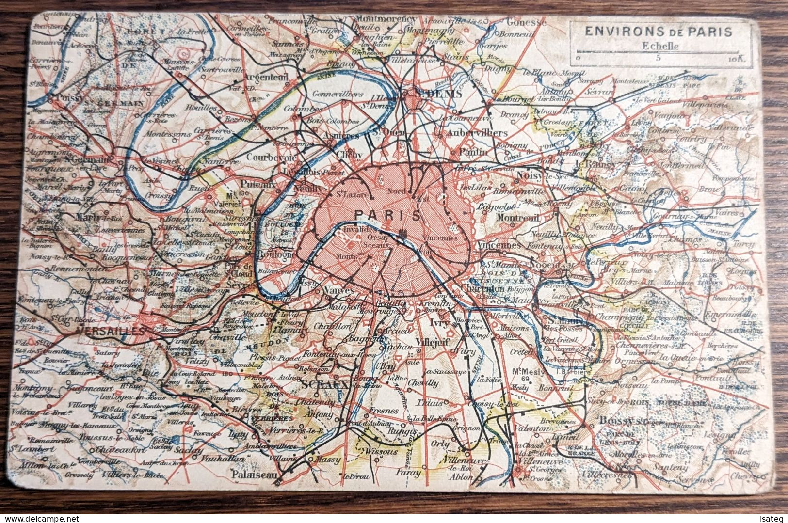Carte Postale Ancienne Colorisée : Environs De Paris - Unclassified
