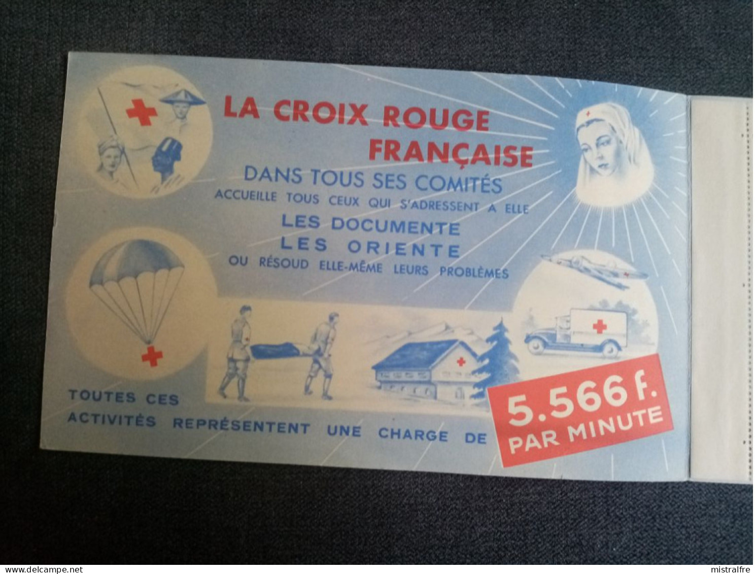 FRANCE.1952. " Carnet CX ROUGE " N° 2001. NEUF++ Avec Publicité  . Côte YT 2023 : 550,00 € - Rotes Kreuz