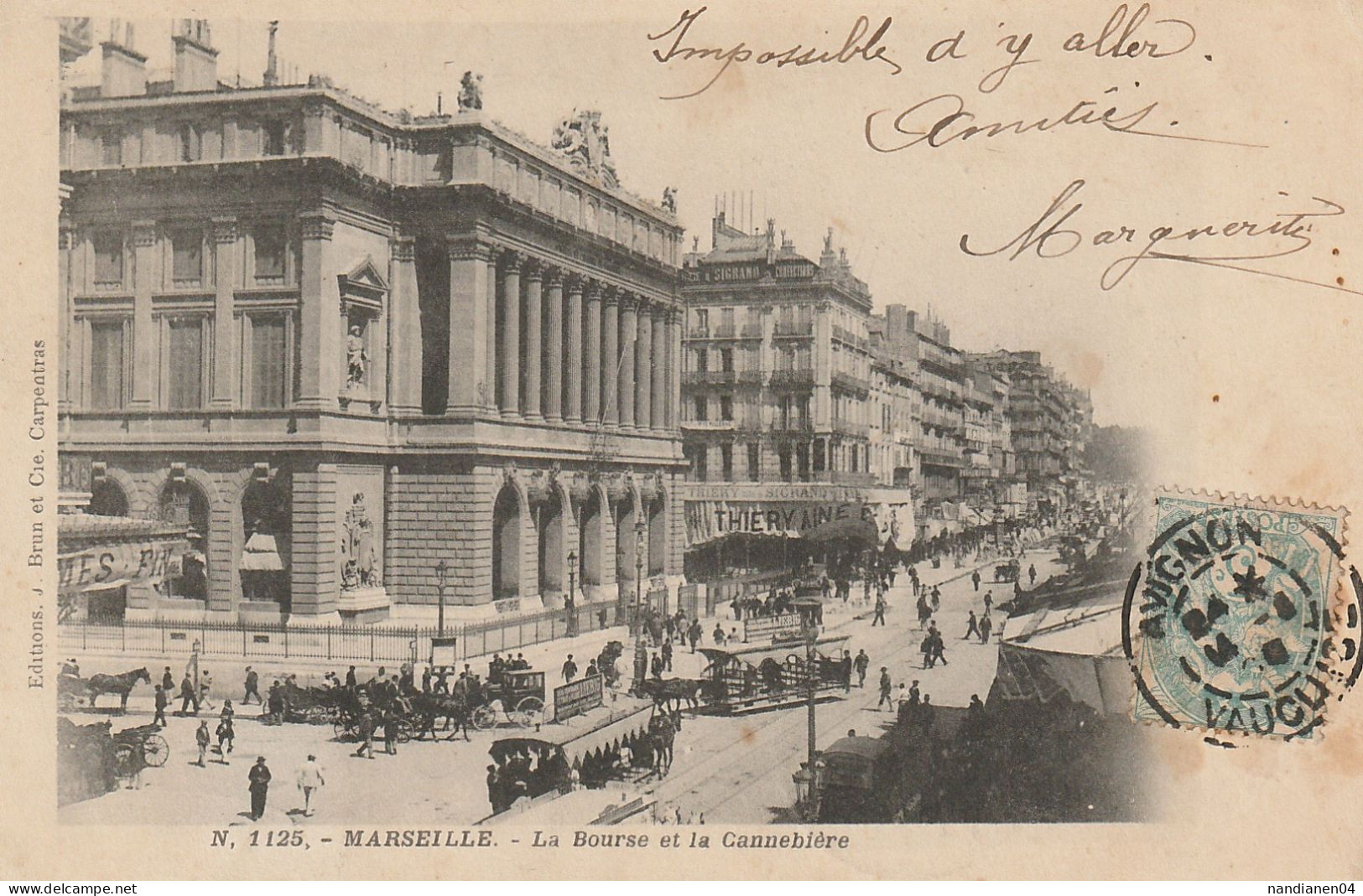 CPA - 13 - Marseille - Bourse Et Cannebière - Old Port, Saint Victor, Le Panier