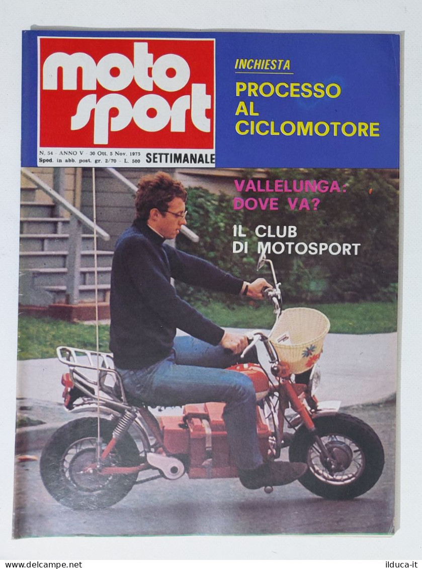 50579 Moto Sport 1975 A. V N. 54 - Il Ciclomotore; Truxton Powerbike - Moteurs