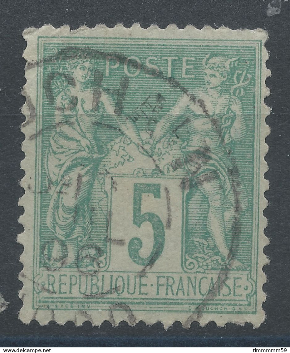 Lot N°83266   N°75, Oblitéré Cachet à Date De BOUCHAIN "NORD" - 1876-1898 Sage (Type II)
