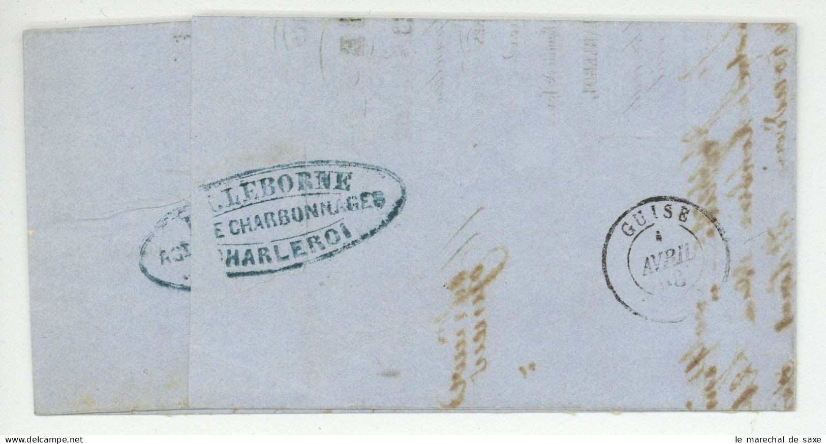 Charleroi 1858 Pour Bohery - 1849-1865 Medaglioni (Varie)