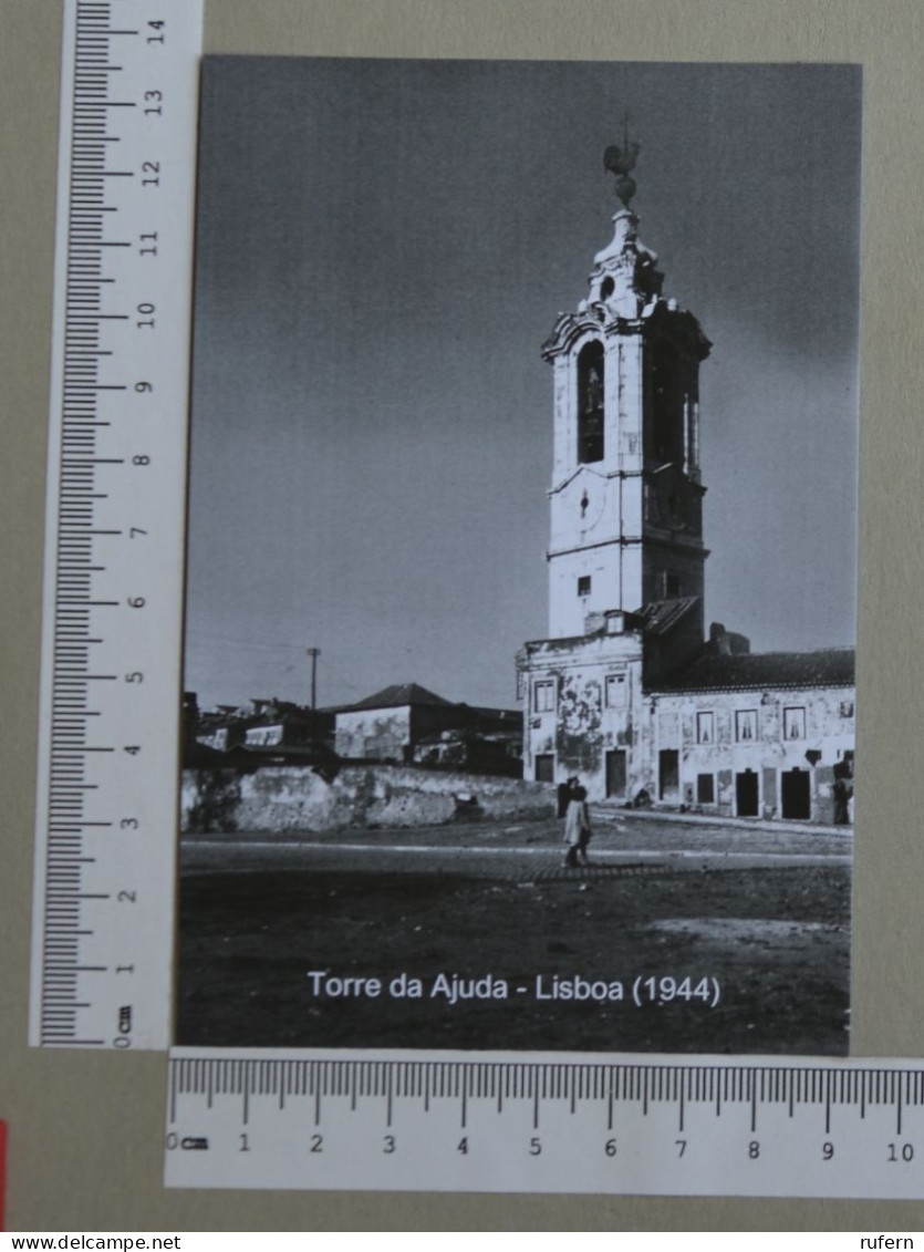PORTUGAL  - TORRE DA AJUDA - LISBOA - 2 SCANS  - (Nº59111) - Lisboa