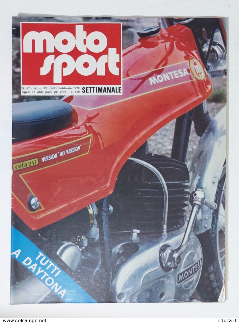 50612 Moto Sport 1976 A. VI N. 67 - Honda 500 Twin; Suzuki 500-4; Mot Guzzi - Engines
