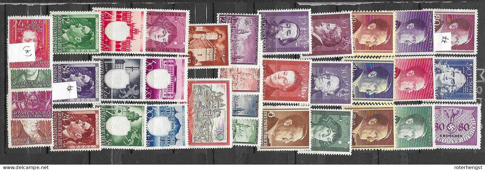 Generalgouvernement Lot Mh * (few **) MAKE YOUR PRICE - Low Start At 1 Euro Seller Price - Bezetting 1938-45