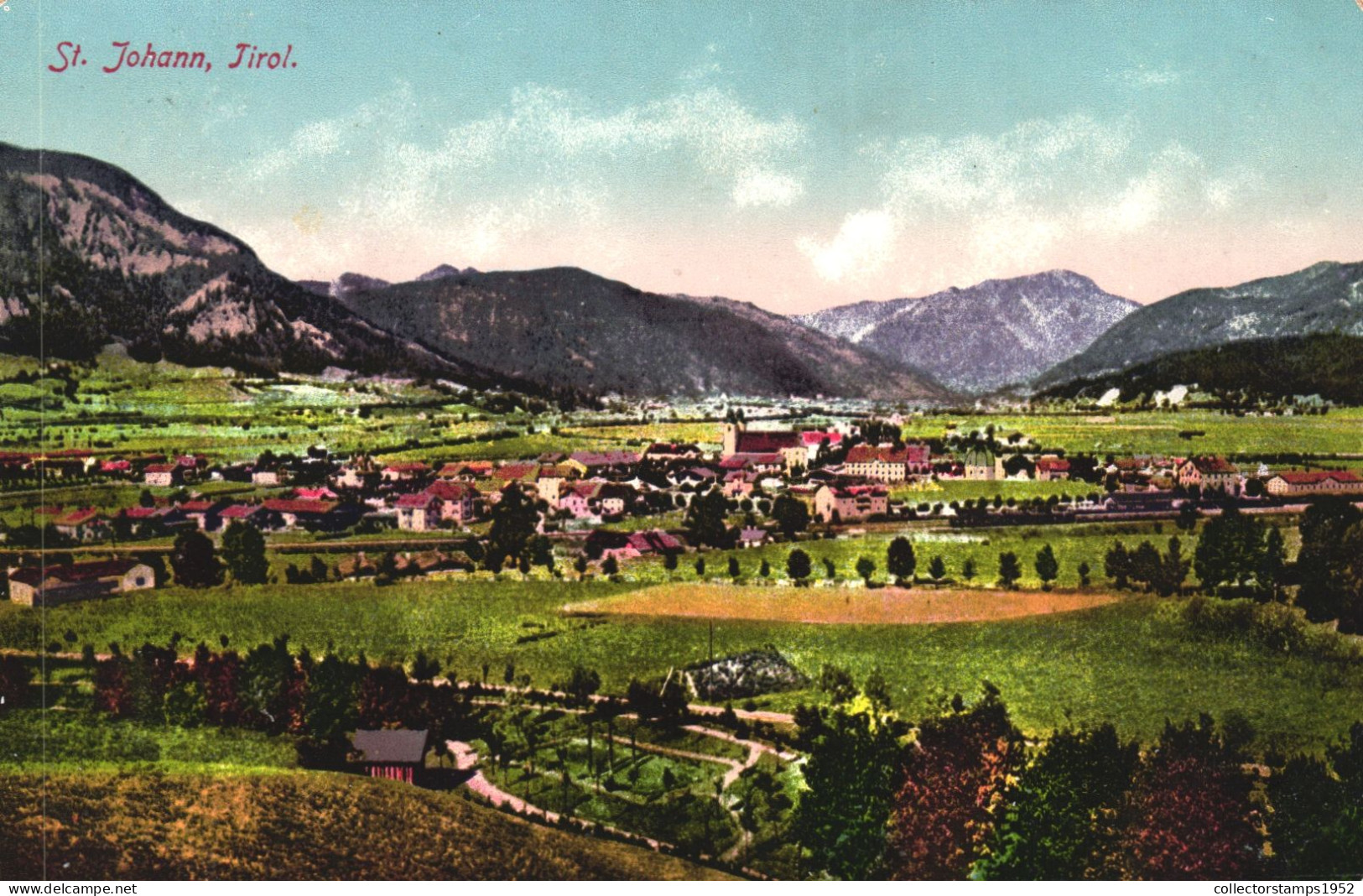 ST. JOHANN, TIROL, ARCHITECTURE, MOUNTAIN, PANORAMA, AUSTRIA, POSTCARD - St. Johann In Tirol