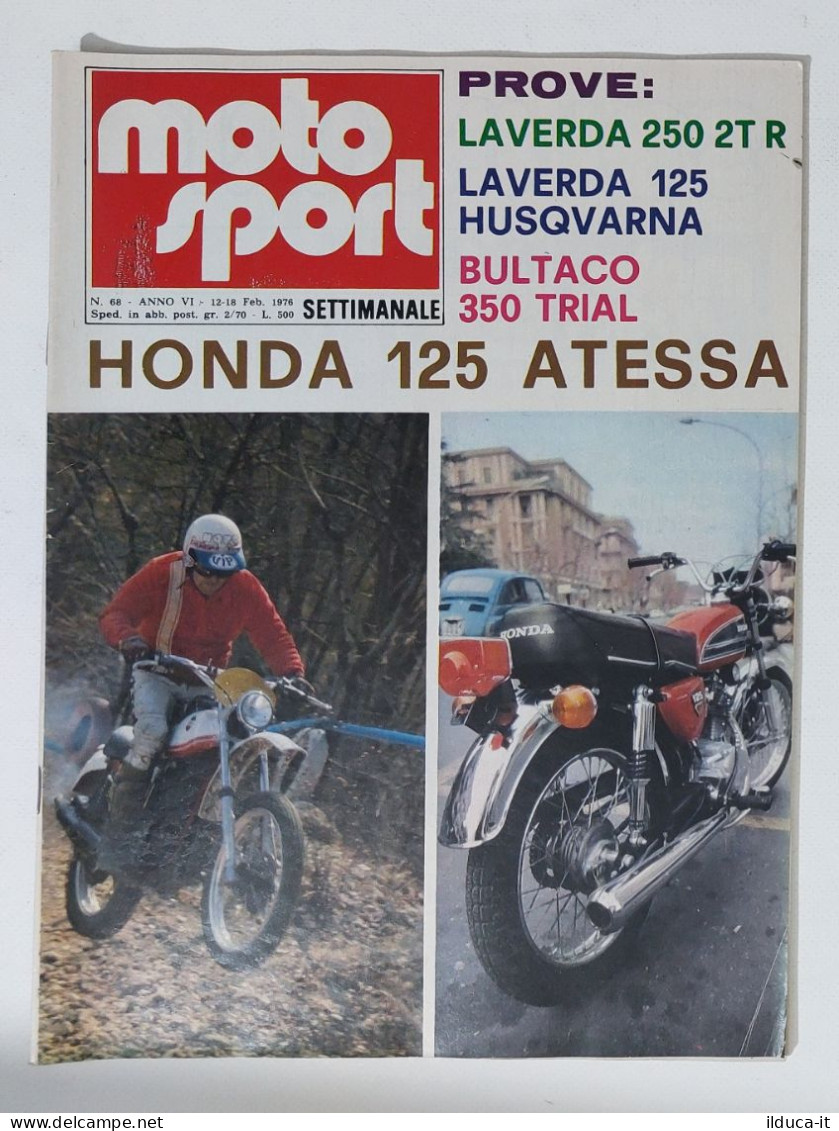 50613 Moto Sport 1976 A. VI N. 68 - Honda 125 Atessa; Laverda 125 Husqvarna - Motores