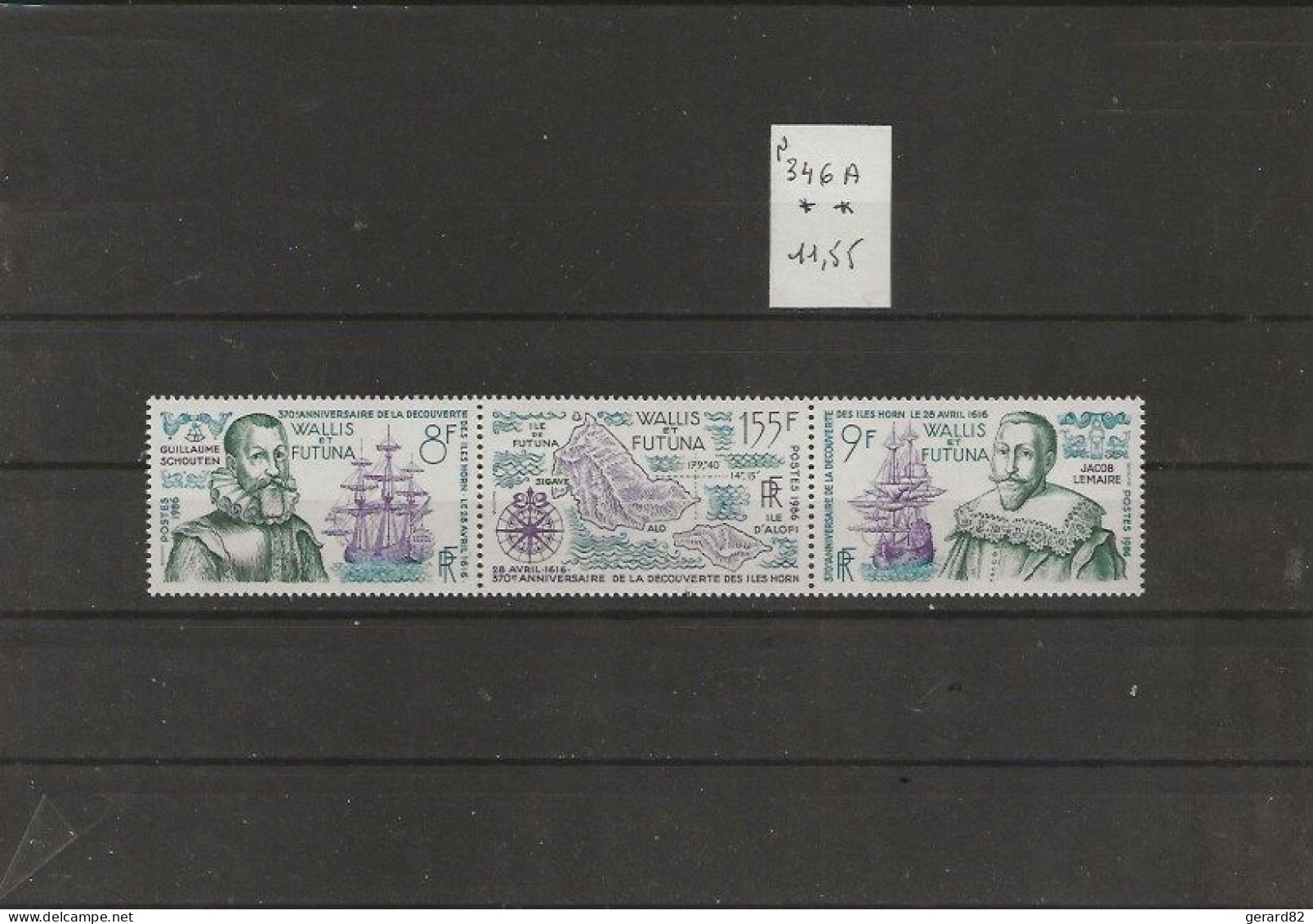 WALLIS ET FUTUNA    TRIPTYQUE  N° 346A N** - Unused Stamps