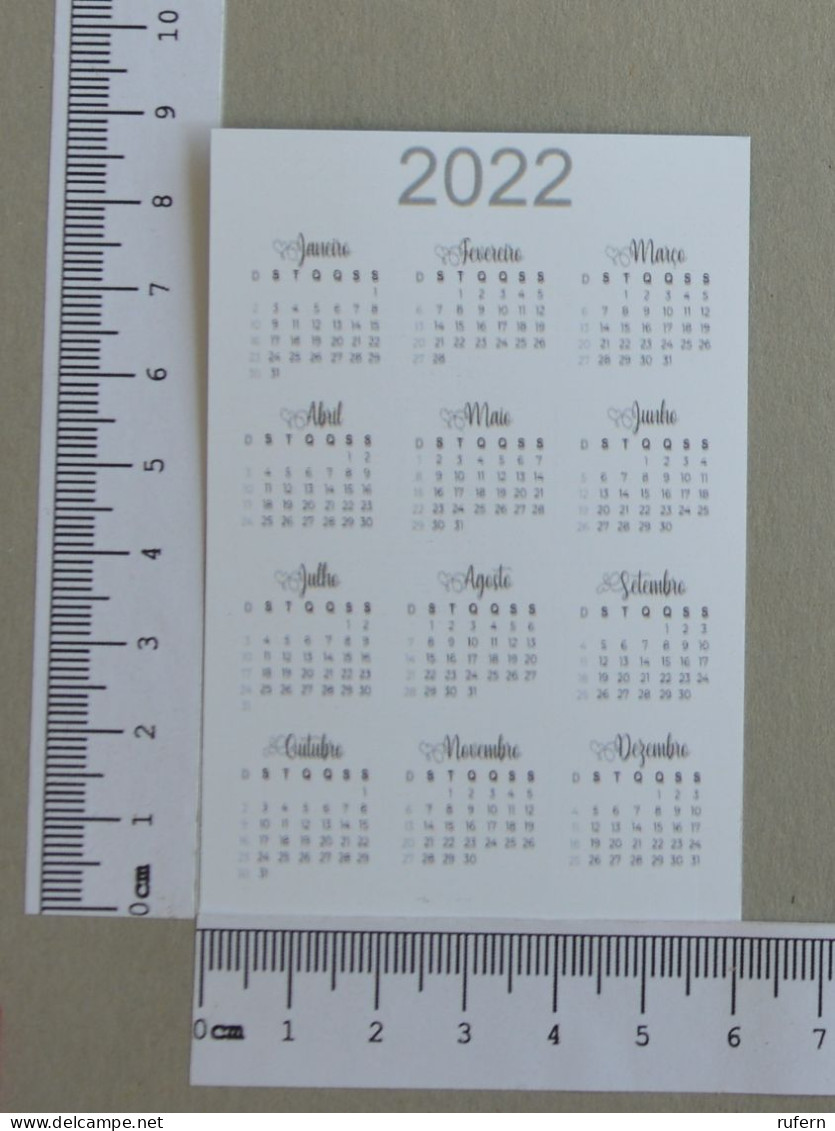 CALENDAR  - BELENENSES - 2022 - 2 SCANS  - (Nº59115) - Small : 2001-...