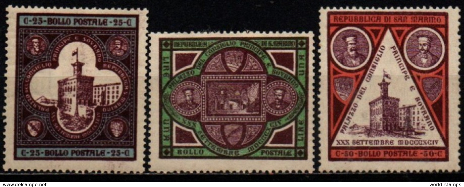 SAINT-MARIN 1894 * - Unused Stamps