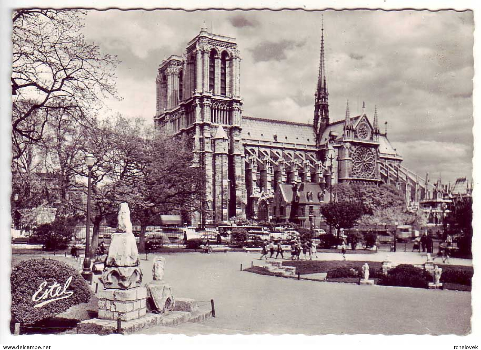 (75). Paris. Ed Yvon 36 75 0273. Notre Dame & 215 & 101 & 52 & 21