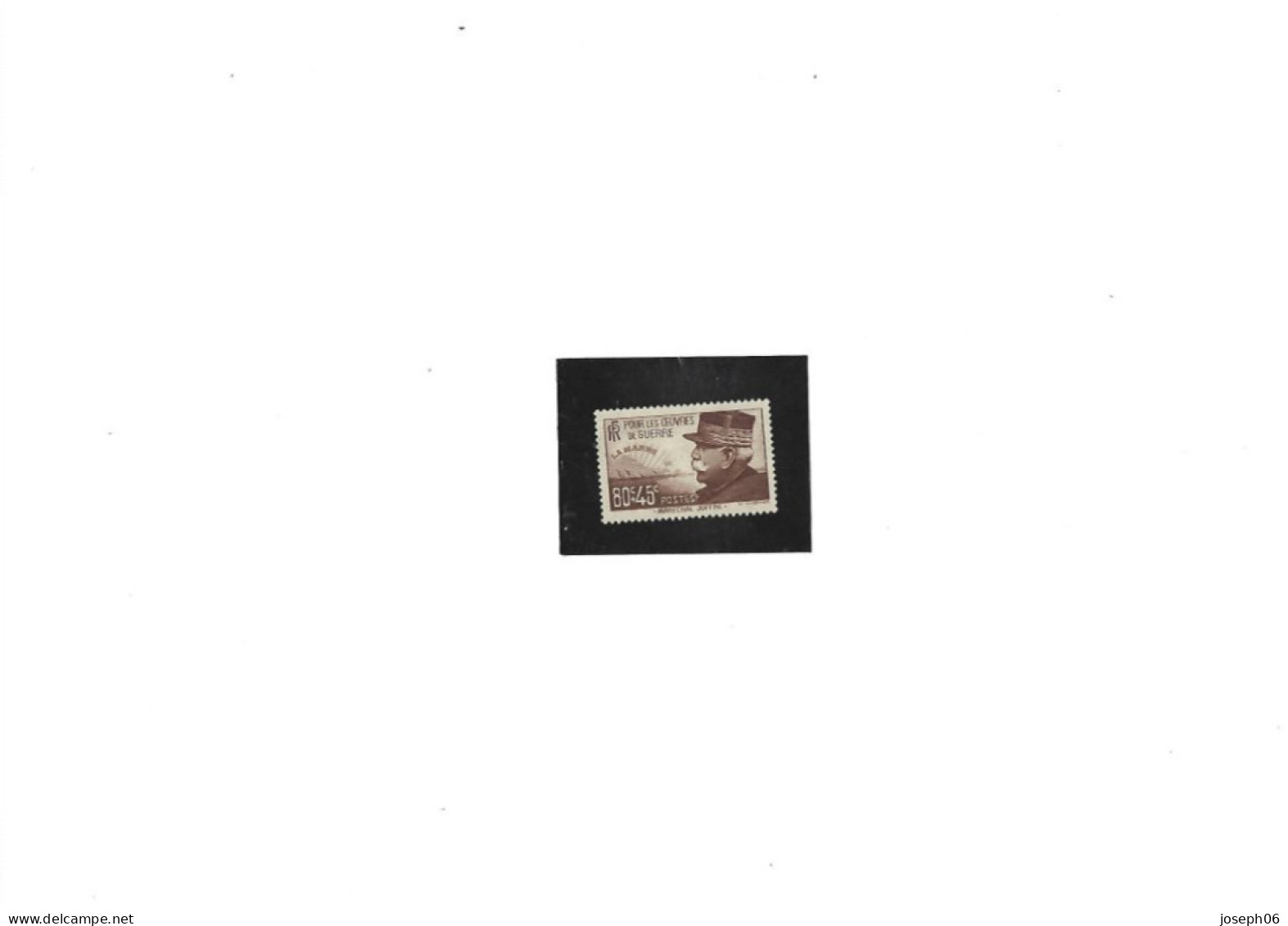 FRANCE   1940  Y.T. N° 454  à  457  NEUF*  Charnière - Unused Stamps