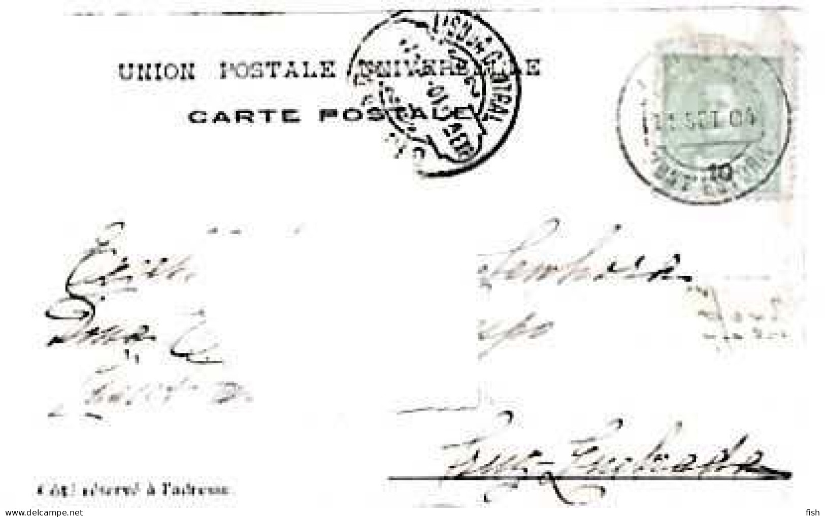 Portugal & Marcofilia, Caldas Da Rainha, Hospital Novo E Lago, Ed. Martins, Monte Estoril A Cruz Quebrada 1904 (273) - Covers & Documents